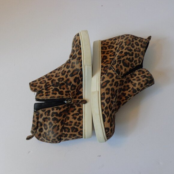 Susina Wedge Bootie Leopard Print Side Zip Womens Shoes Size 7M - Picture 6 of 9